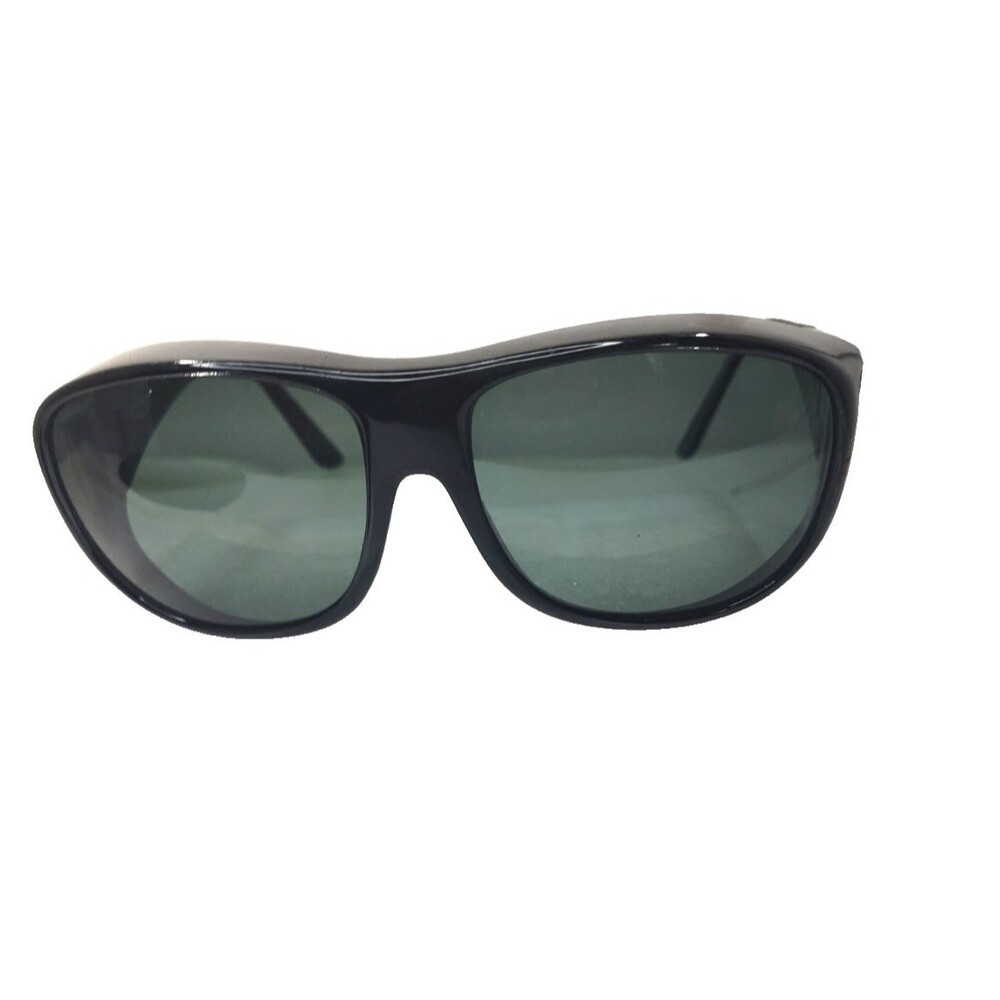 Cocoons Fitover Sunglasses Pilot Style Matte Black Polarized Lenses Unisex